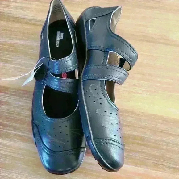 Ross Hommerson Chelsea Mary Jane Velcro Close Leather Flexible Mary Jane 11SS - Picture 10 of 15